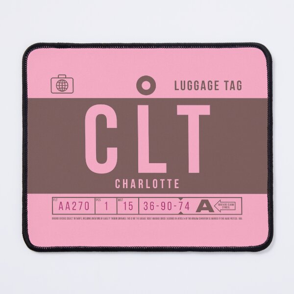 Item preview, Luggage Tag B - CLT Charlotte USA designed and sold by VoodooCircus.