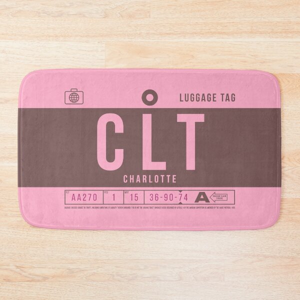 Item preview, Luggage Tag B - CLT Charlotte USA designed and sold by VoodooCircus.