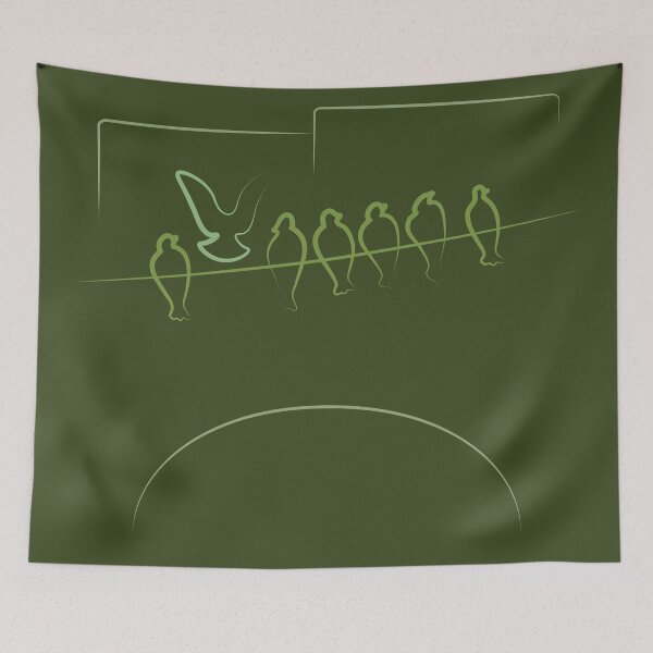 Item preview,  Abstract Bird Shapes  for Throw Pillows 12 designed and sold by blueocan.