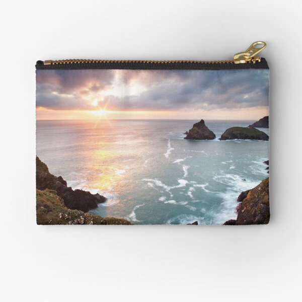 Sunset Kynance Cove Zipper Pouch