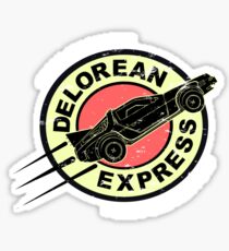 Delorean Express Sticker