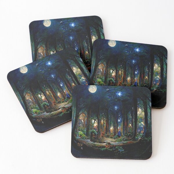 Item preview, During a full moon night designed and sold by AM FineArtPrints.