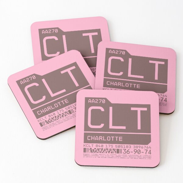Item preview, Luggage Tag C - CLT Charlotte USA designed and sold by VoodooCircus.