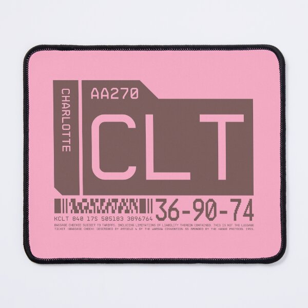 Item preview, Luggage Tag C - CLT Charlotte USA designed and sold by VoodooCircus.