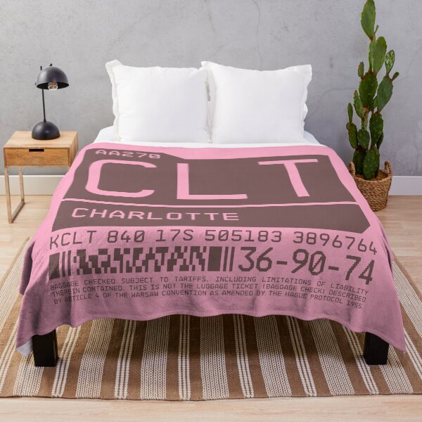 Item preview, Luggage Tag C - CLT Charlotte USA designed and sold by VoodooCircus.