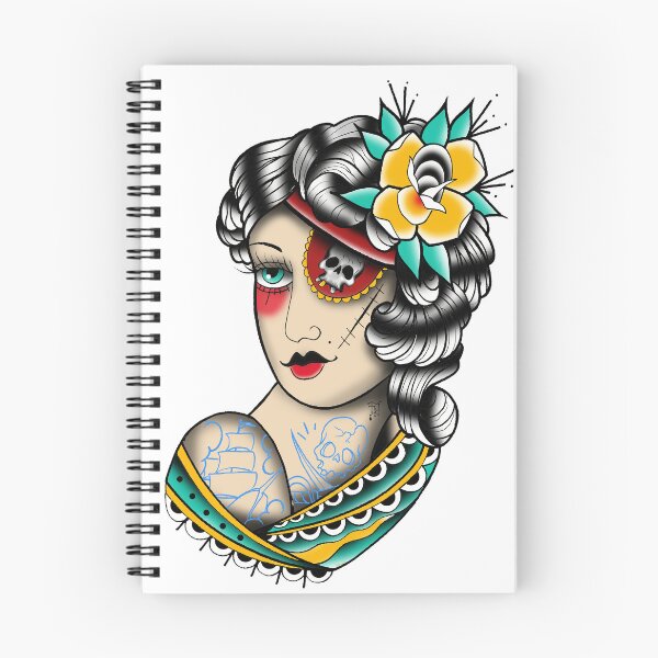 Item preview, Fkj tattoo flash pirate designed and sold by franckfkj.