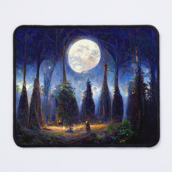 Item preview, During a full moon night designed and sold by AM FineArtPrints.