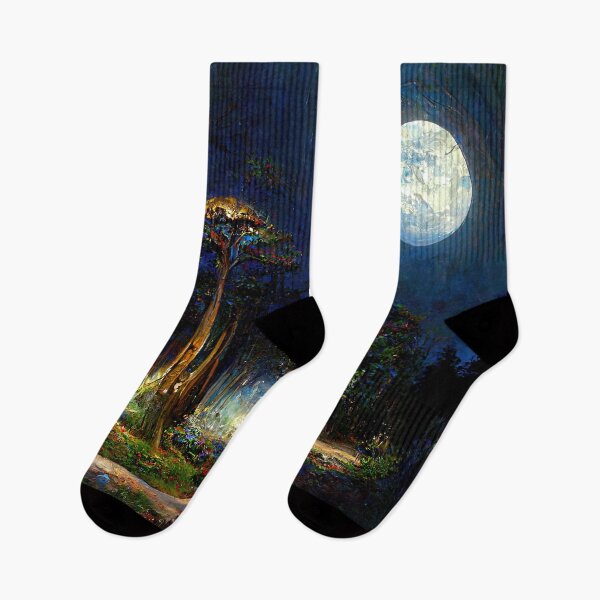 Item preview, During a full moon night designed and sold by AM FineArtPrints.