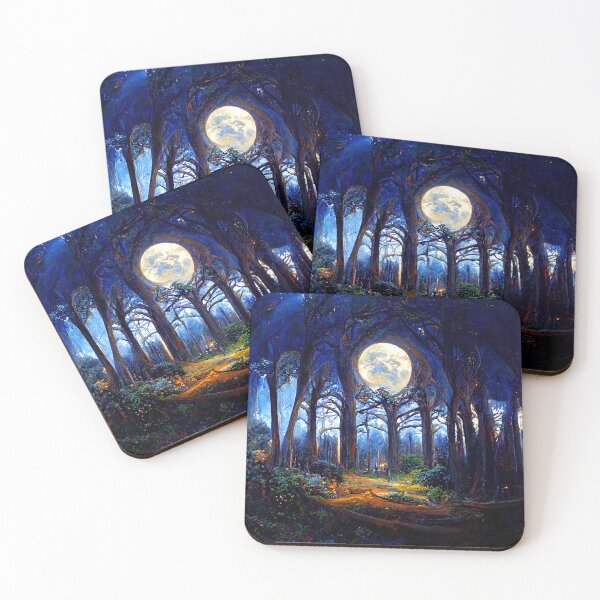 Item preview, During a full moon night designed and sold by AM FineArtPrints.