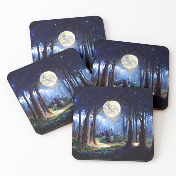 Item preview, During a full moon night designed and sold by AM FineArtPrints.