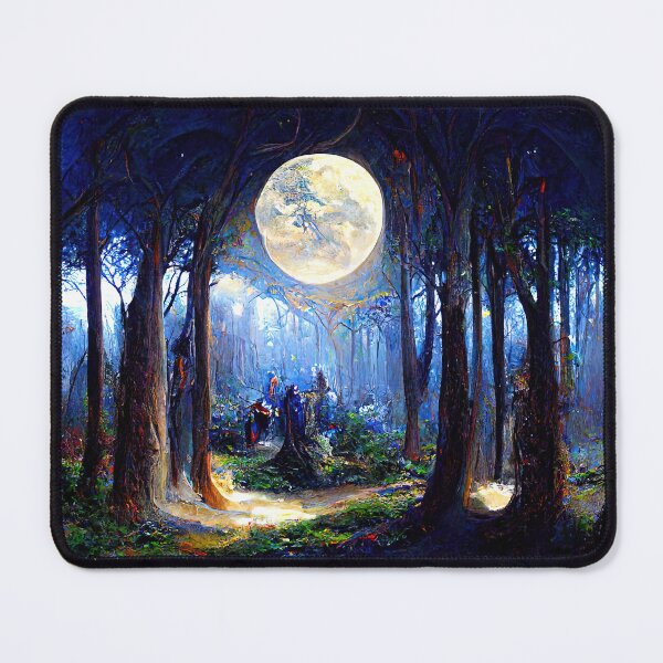 Item preview, During a full moon night designed and sold by AM FineArtPrints.