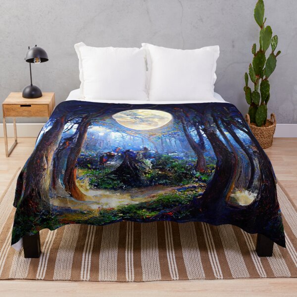 Item preview, During a full moon night designed and sold by AM FineArtPrints.