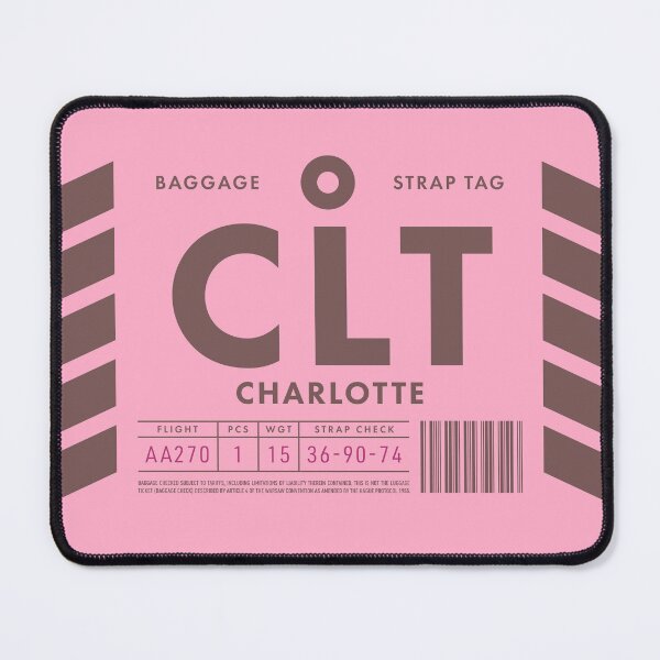 Item preview, Luggage Tag D - CLT Charlotte USA designed and sold by VoodooCircus.