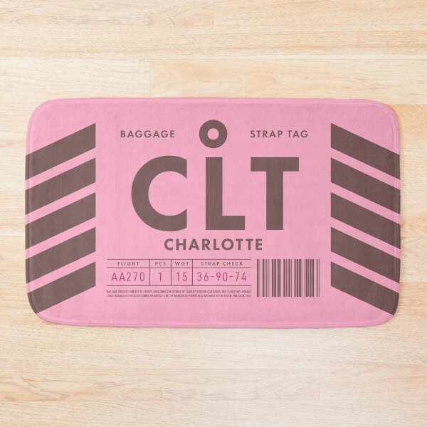 Item preview, Luggage Tag D - CLT Charlotte USA designed and sold by VoodooCircus.