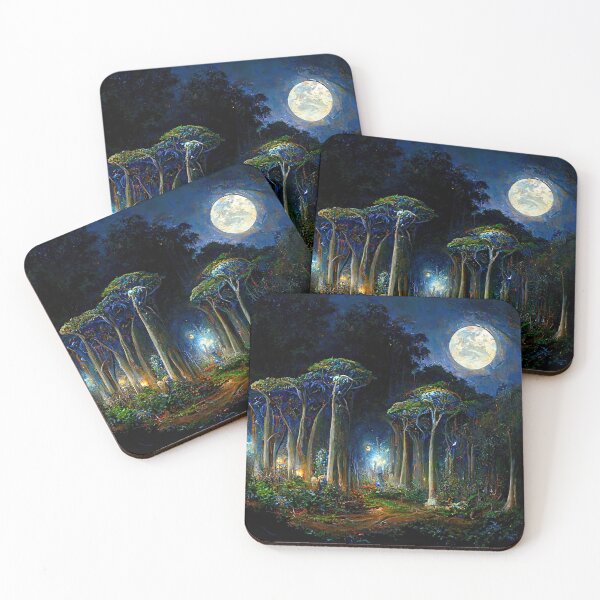 Item preview, During a full moon night designed and sold by AM FineArtPrints.