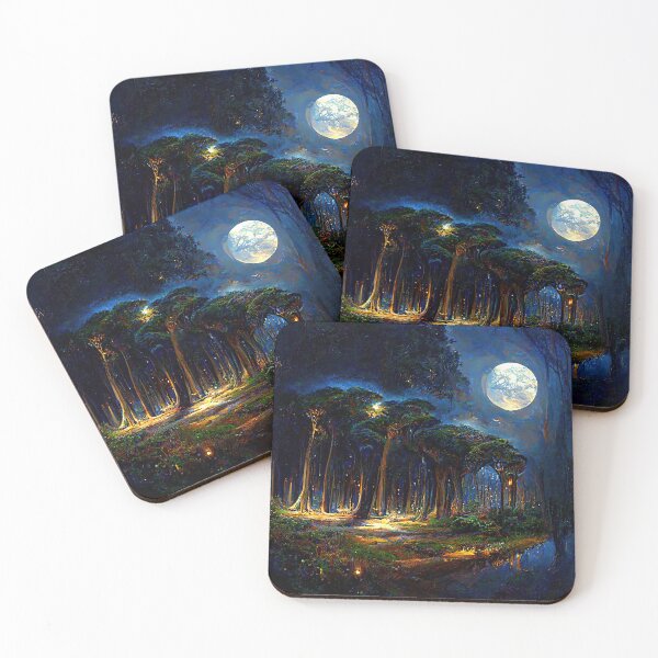 Item preview, During a full moon night designed and sold by AM FineArtPrints.