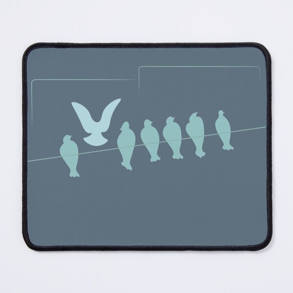 Item preview, Abstract Bird Shapes for Throw Pillows 3 designed and sold by blueocan.