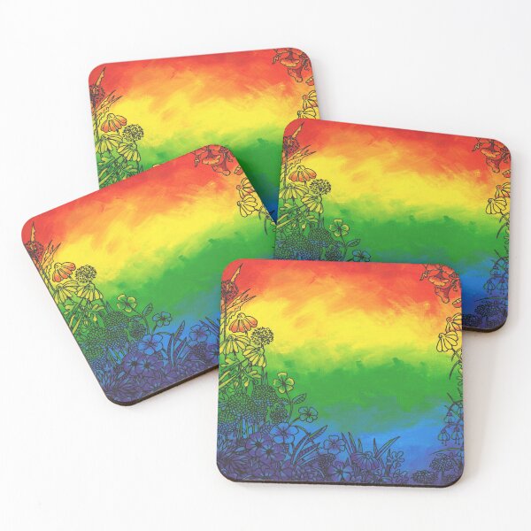 Item preview, Rainbows and Flowers 2022 designed and sold by Art by Veya.