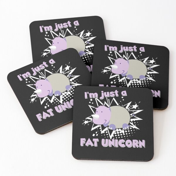 Item preview, I'm Just A Fat Unicorn designed and sold by UnknownArtistt.