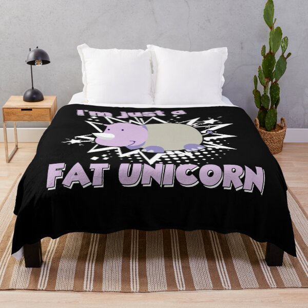 Item preview, I'm Just A Fat Unicorn designed and sold by UnknownArtistt.