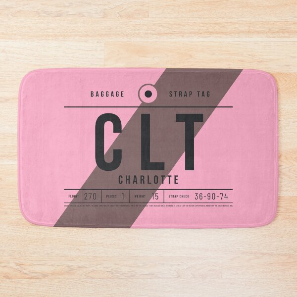 Item preview, Luggage Tag E - CLT Charlotte USA designed and sold by VoodooCircus.