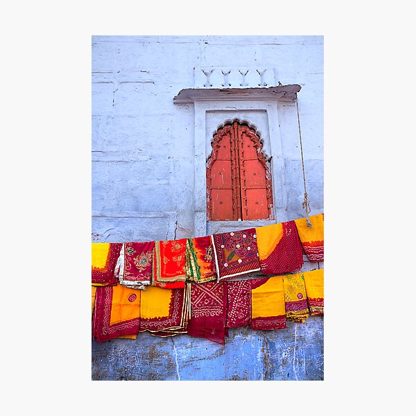 In a Jodhpur Market Photographic Print