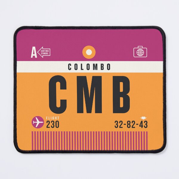 Item preview, Luggage Tag A - CMB Colombo Sri Lanka designed and sold by VoodooCircus.