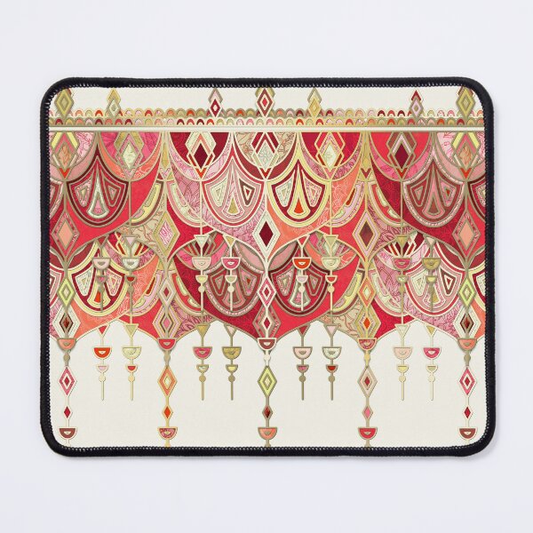 Item preview, Royal Red Art Deco Double Drop designed and sold by micklyn.