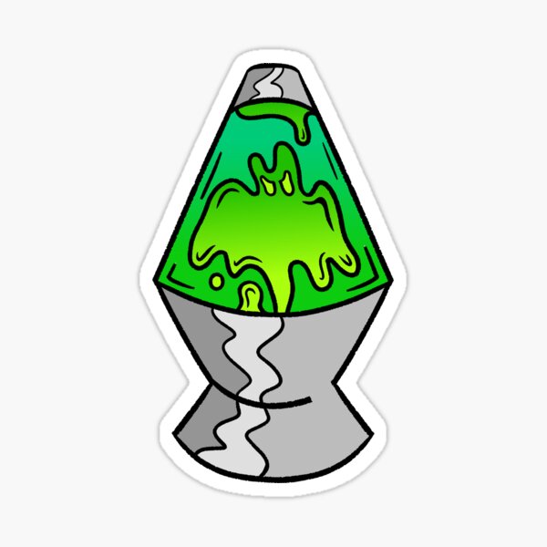 DWTD Lava Lamp Logo (Colour) Sticker