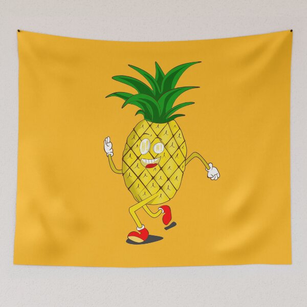 Item preview, Cute smiling happy pineapple designed and sold by Mariia Berezhna.