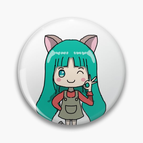 Item preview, cute green haired girl 1 designed and sold by domenut1234.