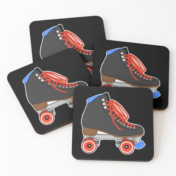 Item preview, Black Red Blue Rollerskate Pastel Sticker designed and sold by ximenagene.