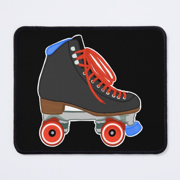 Item preview, Black Red Blue Rollerskate Pastel Sticker designed and sold by ximenagene.