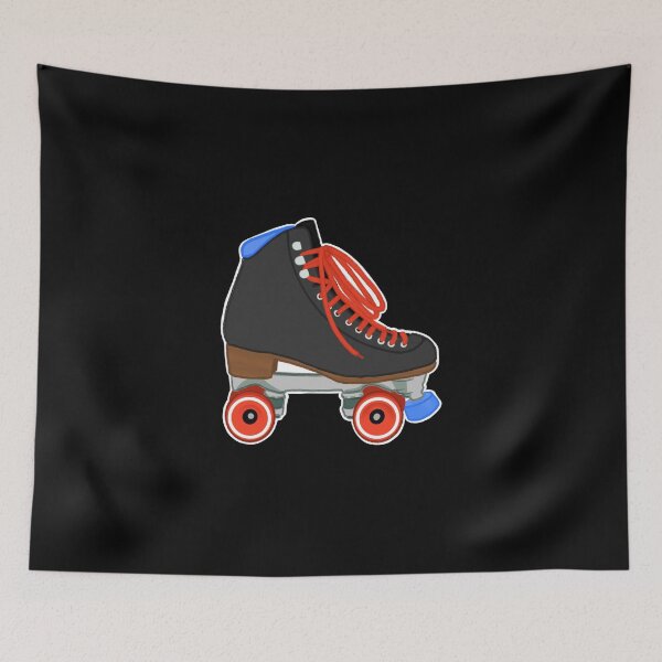 Item preview, Black Red Blue Rollerskate Pastel Sticker designed and sold by ximenagene.