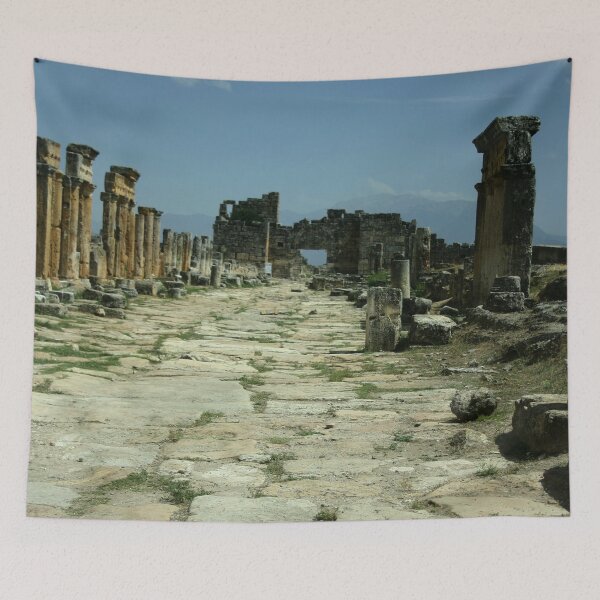 Item preview, Colonnaded Street Hierapolis Pamukkale Photograph designed and sold by taiche.