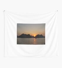 Sunset Ha Long Bay, Vietnam Wall Tapestry