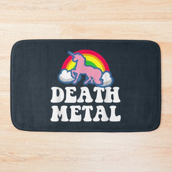 Item preview, Heavy Metal Tee  Unicorn Rainbow Clouds Death Metal designed and sold by Squirrelsx.