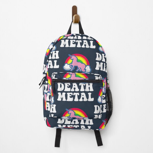 Item preview, Heavy Metal Tee Unicorn Rainbow Clouds Death Metal designed and sold by Squirrelsx.