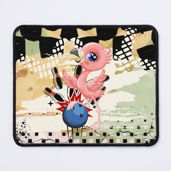 Item preview, Cute Bowling Flamingo, Funny Shorebirds Lover Player designed and sold by calalassy.