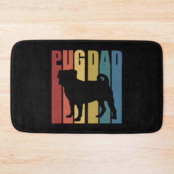 Item preview, Pug Dad Colored Silhouette designed and sold by Pugstuff.