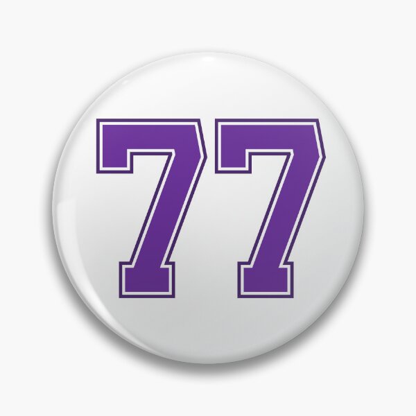Item preview, Purple Number 77 lucky sports jersey seventy seven designed and sold by HeavyStyle.