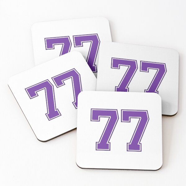 Item preview, Purple Number 77 lucky sports jersey seventy seven designed and sold by HeavyStyle.