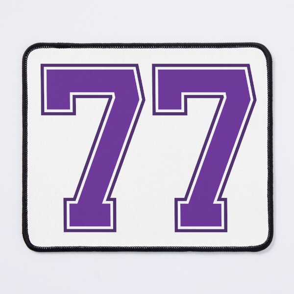 Item preview, Purple Number 77 lucky sports jersey seventy seven designed and sold by HeavyStyle.