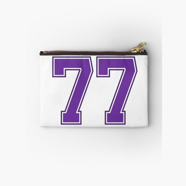Artikelvorschau, Lila Nummer 77 glückliches Sporttrikot siebenundsiebzig entworfen und verkauft von HeavyStyle.