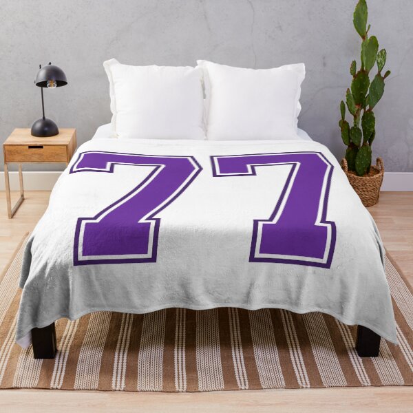 Item preview, Purple Number 77 lucky sports jersey seventy seven designed and sold by HeavyStyle.