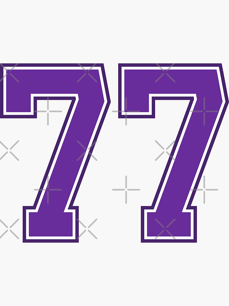 Number 77 | Sticker