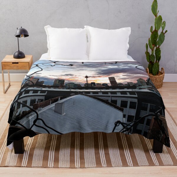 Item preview, Sydney Skyline Sunset Urban Jungle designed and sold by mariagram17.