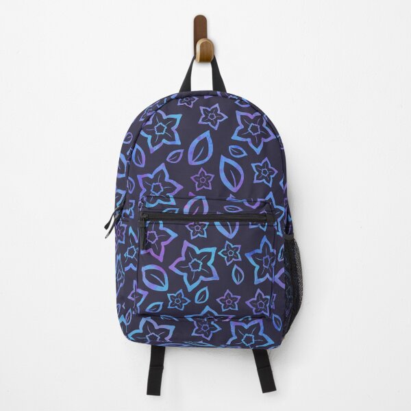 Item preview, Blue and purple Flower Pattern designed and sold by BiscuitSnack.