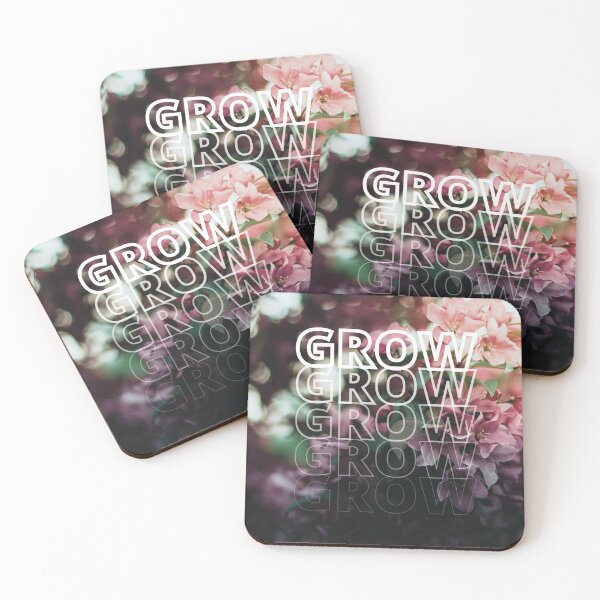 Item preview, GROW (above) - Dreamy Aesthetic, Purple And Pink Flowers designed and sold by AliceSLee.