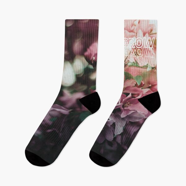 Item preview, GROW (above) - Dreamy Aesthetic, Purple And Pink Flowers designed and sold by AliceSLee.